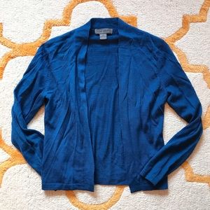 Blue Lulu Bravo Open Cardigan